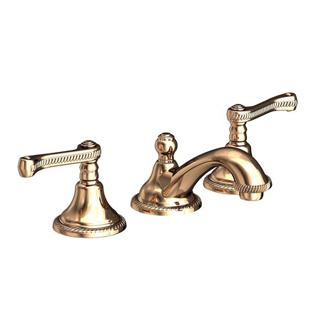 Newport Brass Widespread Lavatory Faucet in French Gold (Pvd) 980-24A